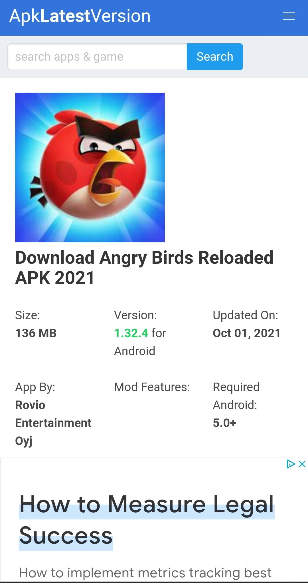 Baixar Angry Birds APK para Android