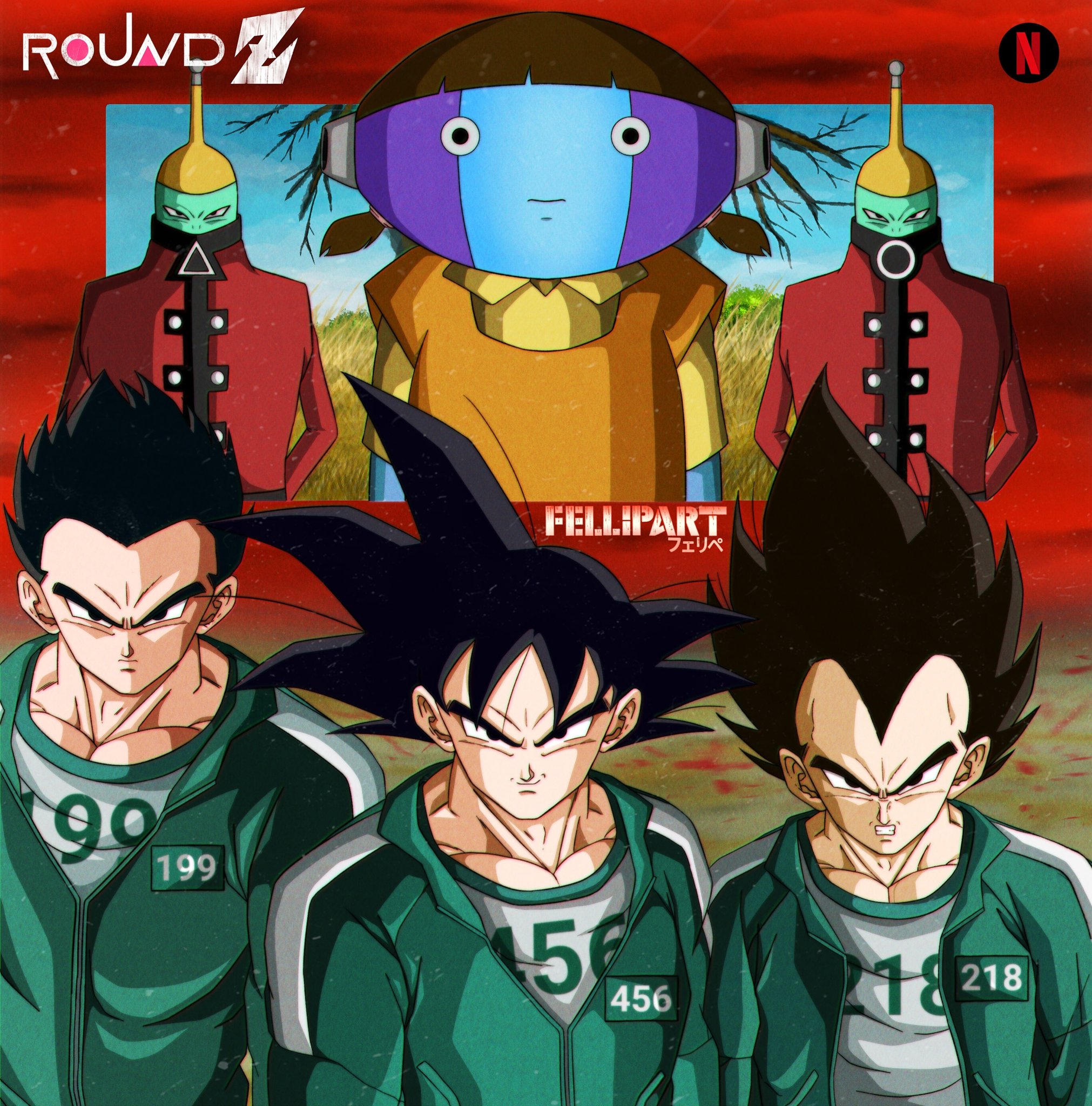 Dragon Ball GT X Squid Game (OC by Me) : r/dbz