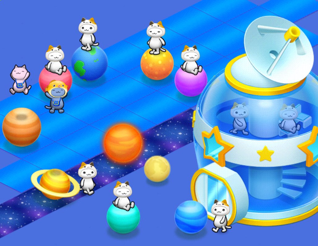 今日のほしの島だニャ😸10月4日から世界宇宙週間だニャ☄️
#ほしの島のにゃんこ #世界宇宙週間