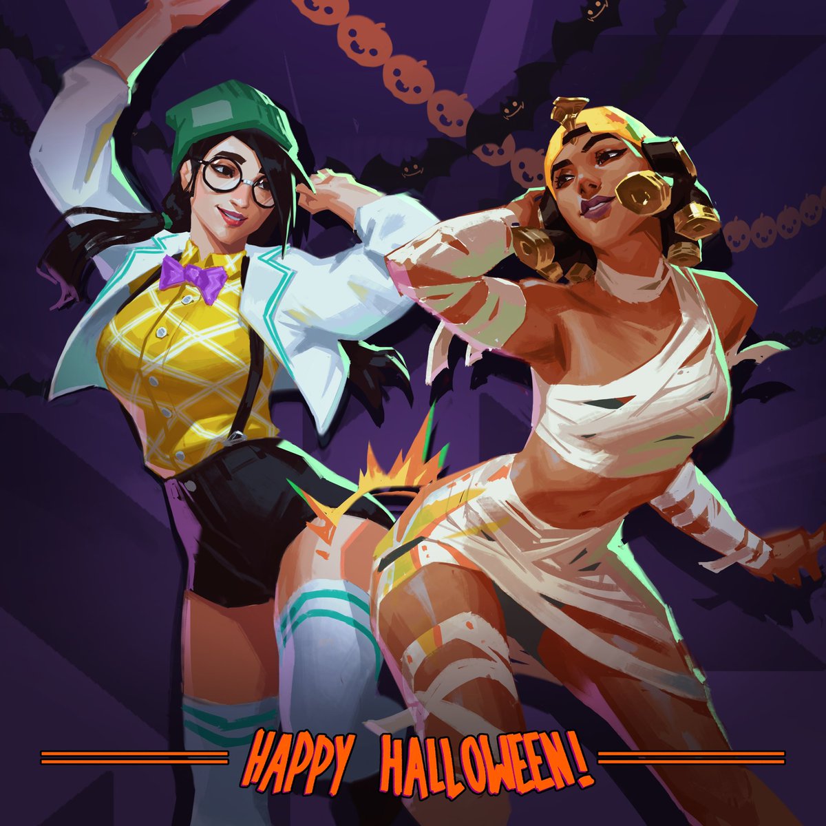 It’s spooky month! 🧡💜