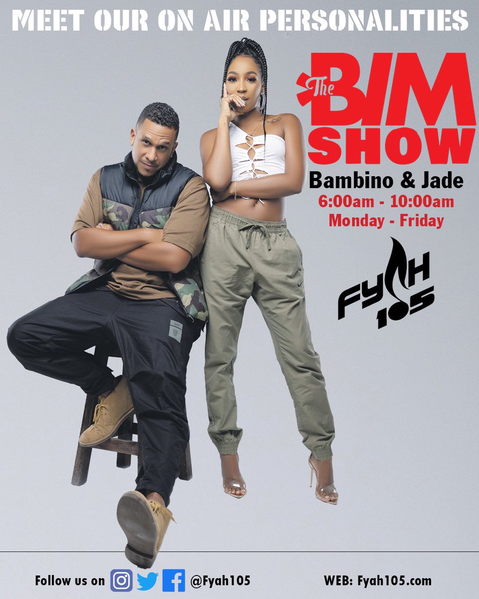 Like I never left!!! Back on Radio starting tomorrow with <a href="/Bambinomusik/">DJ Bambino</a> for the BIM show!!! Mon-Fri 6am to 10am on <a href="/fyah105/">Fyah 105</a>