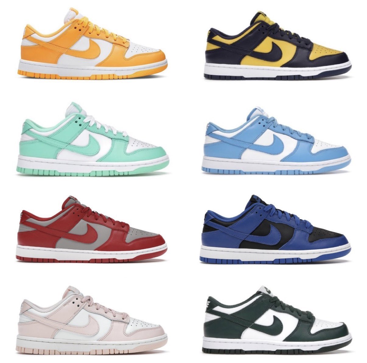 nike dunk restock 2021