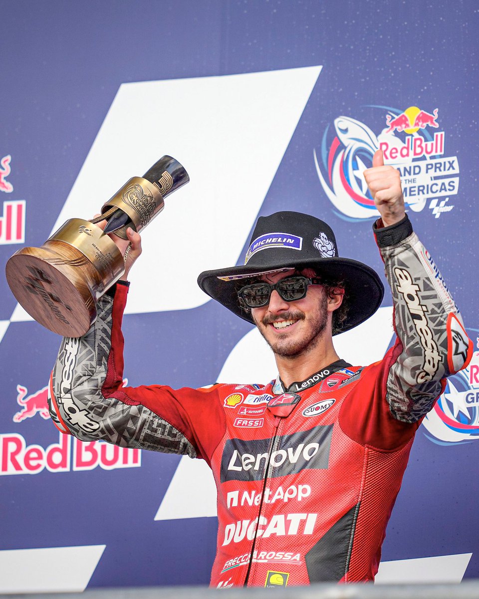 PeccoBagnaia's tweet photo. Race: P3 
It was a very difficult race, it was impossible for me to do better than this.
Now for the last burger 🍔 and then back to talk about Piadina.
I would like to thank Jack, because yesterday and today he did something that few people would do. Thanks mate @jackmilleraus https://t.co/tOdyQ7Ywoa