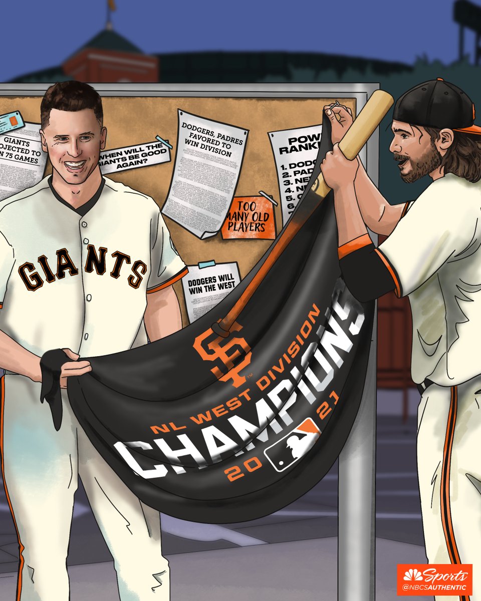 Giants prove all the doubters wrong 😤 NL West Champs‼️