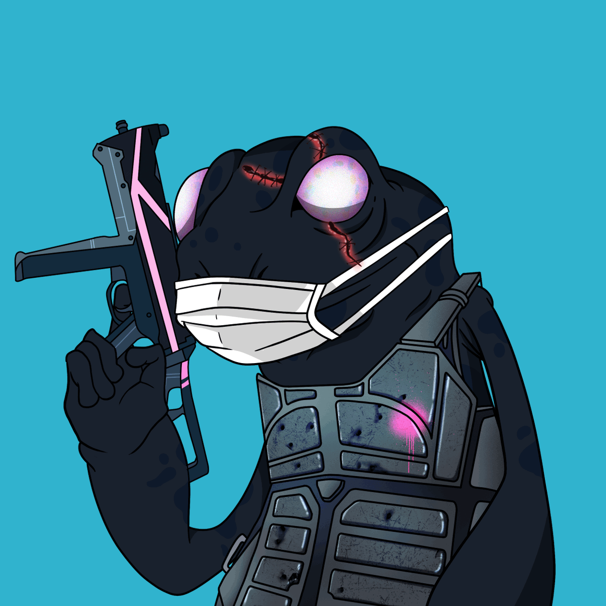 PiggySolGang's tweet photo. 🎉 Giveaway Time 🎉

We are partnering up @CyberFrogsNFT to give you guys 4 cool frogs. 

(The ones in the pictures) 

To participate: 
Follow @PiggySolGang &amp; @CyberFrogsNFT
Join both Discords

They mint tomorrow for 1 #SOL make sure to show them some love

#Giveaway #Solana #NFT https://t.co/iZVSMDKsB2