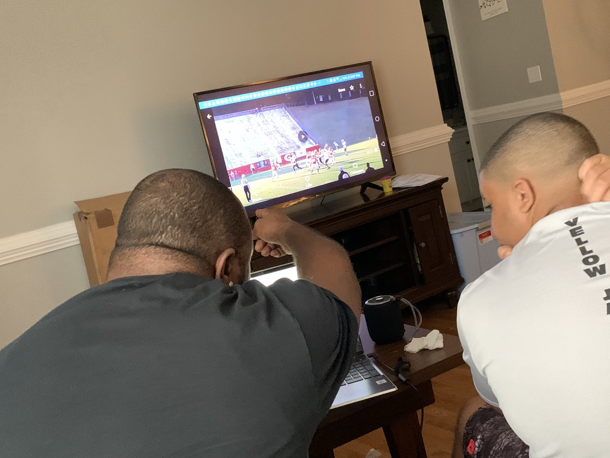 TracyQuinnIC's tweet photo. Sunday=film then conditioning @AidenJones_43 #adj43 #winnersworkharder #FatherAndSon https://t.co/Bhh8LX7CM9
