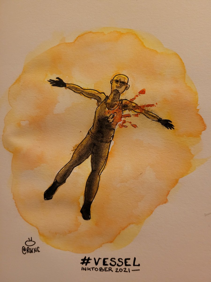 Rikne's tweet photo. Aurez vous la ref pour #vessel le jour 3 d'#inktober2021 https://t.co/BYa5rMgLh8