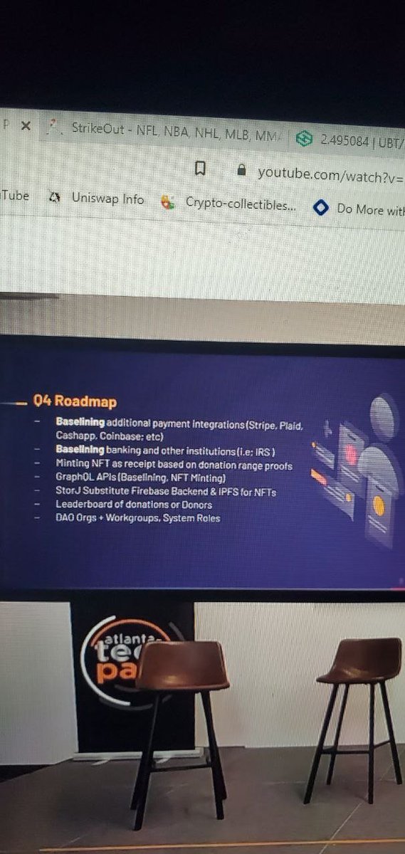 TRWCrypto's tweet photo. What a successful Hackathon @eth_atl!! @UnibrightIO &amp; @provideplatform rolled out their monster @BaseledgerNet and showed off all of the heavy #Enterprise hitters who are getting #Baselined! What an exciting future to be apart of! #sneakpeek Q4 🚀 https://t.co/ScWvhS7CP9