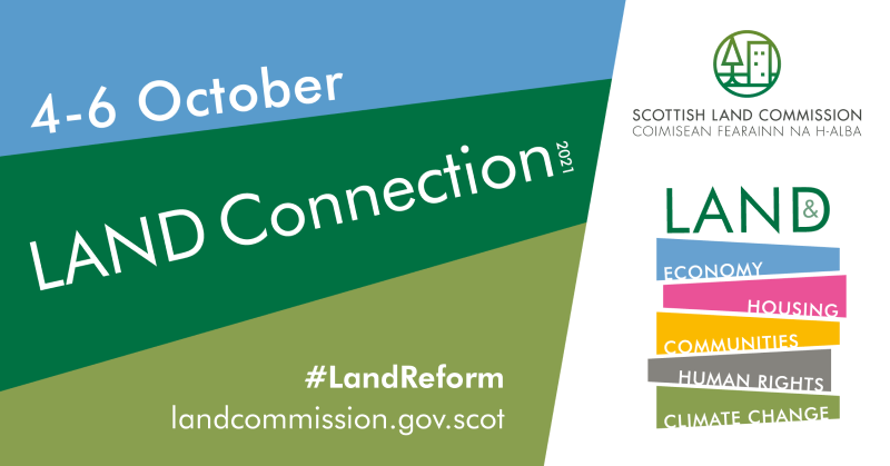 ScottishLandCom's tweet photo. Day 3 of #LandConnection2021 explores the theme of Land & Communities, looking at land rights & responsibilities, new models for land governance, and the Vacant & Derelict Land Investment Programme. Don't miss out: https://t.co/KUewdVoutz
#LandAndCommunity https://t.co/bu7L4L8G1y