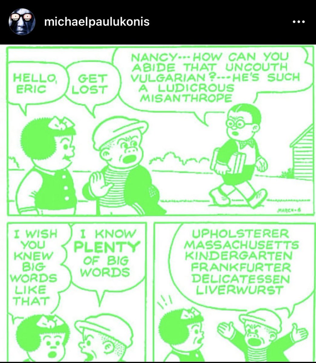 erniebushmiller's tweet photo. A few more from #michaelpaulukonis’s Nancy remixes, digital collage, and color experiments #nancy #nancycomic #erniebushmiller https://t.co/DDpWlP8LN5