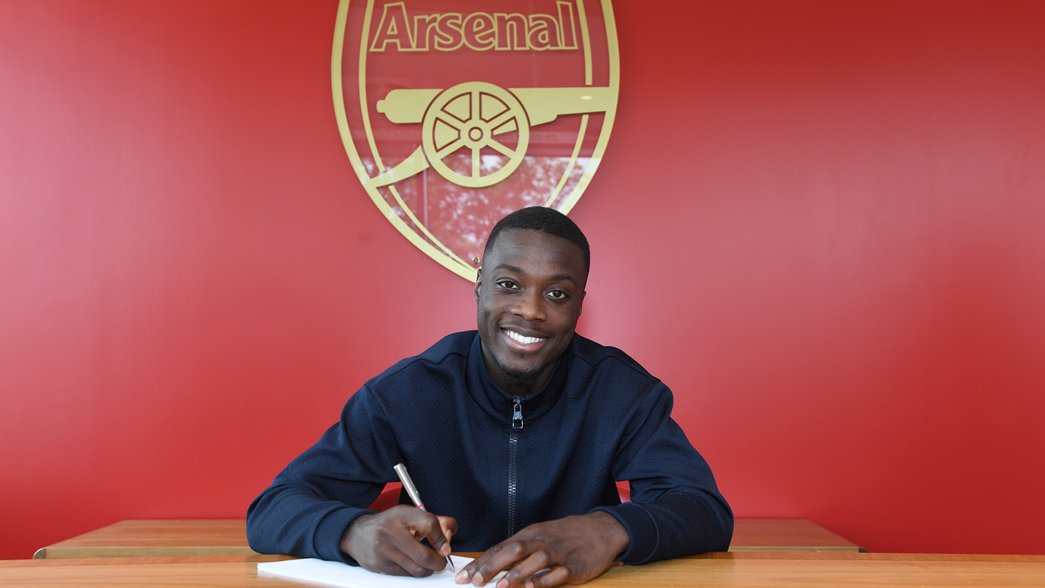 APresserV2's tweet photo. 95 appearances 
25 goals 
17 assists 
£72m. 

How would you rate Nicolas Pepe's time at Arsenal so far? #afc https://t.co/G74kdUwjqe
