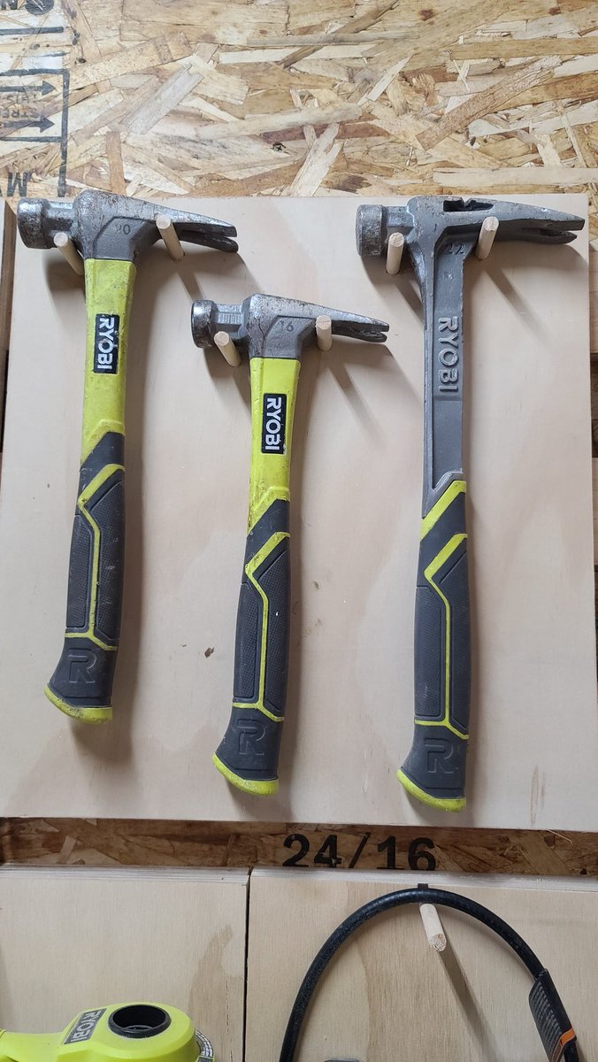 DadItYourselfNW's tweet photo. I don't post here very often. But these are Hammers from @RYOBItoolsusa https://t.co/cHjcNn9Nh0