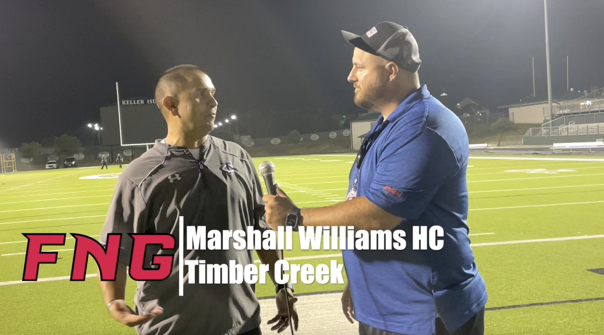 VIDEO Timber Creek's Levar Thornton, Lonnie Johnson, Jacob Porter, and Head Coach Marshall Williams chat about their 44-28 win against Fossil Ridge. 

youtu.be/TlRIBpcByno

#txhsfb | #FNGSports | <a href="/TXRoofCoach/">Coach_Meek</a> | <a href="/jacobporter10Qb/">Jacob Porter</a>