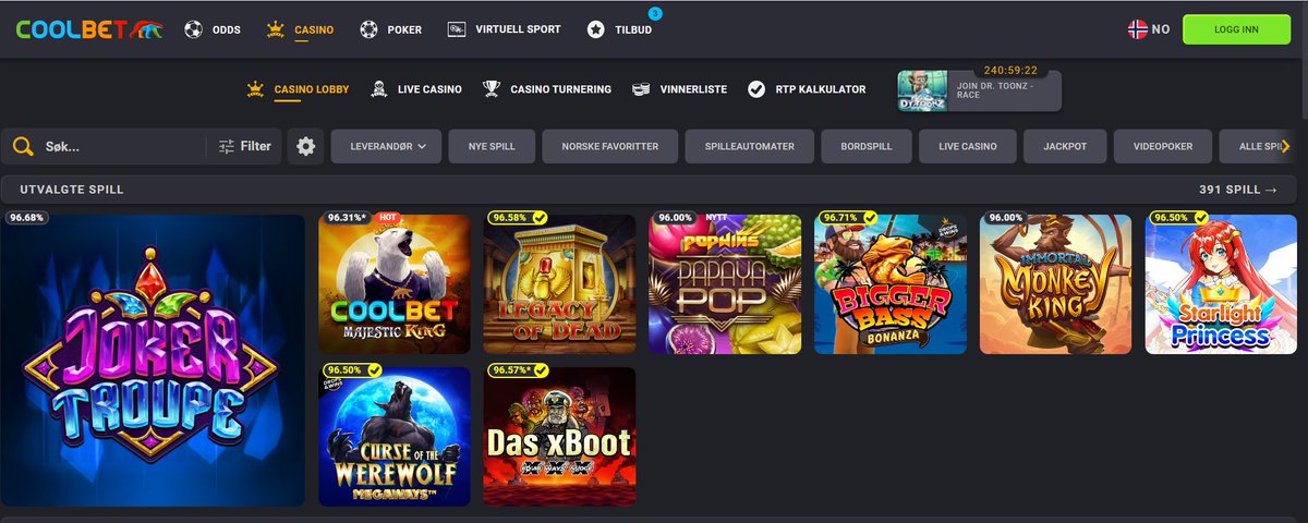 En ganske rolig sportsdag idag, så vi starter mandagen med en casino konkurranse! 💰

✅Retweet🔁
✅Kommenter din favoritt slot🎰
✅Følge oss på Twitter

3 stykker vil få en fin casinobonus litt senere idag💸🤑