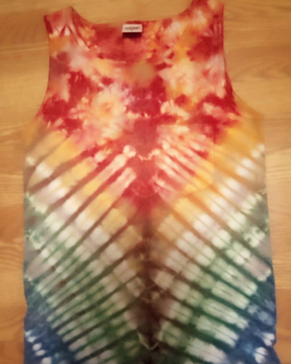 LeeAnnHerringOM's tweet photo. Have a few of our #DeepEllumDyes Mikey #ComfortColor Unisex Tanks ready to ship for $35. This is a size small  but is a relax fit. https://t.co/4yRa7cwgbH