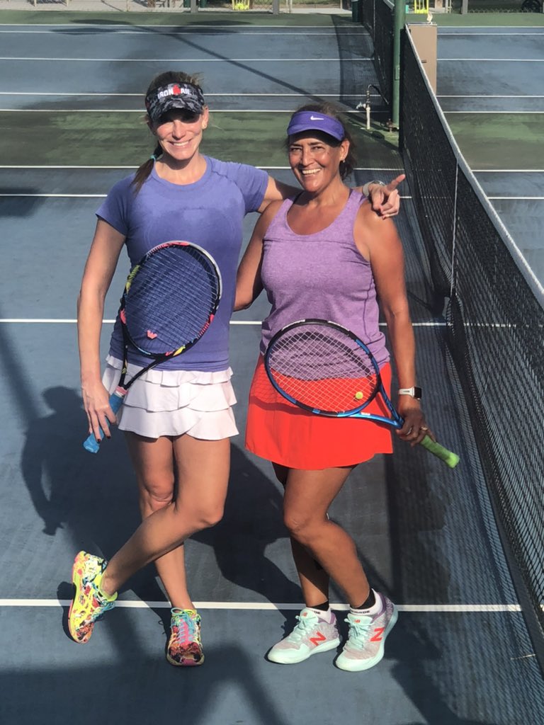 AprilAncira's tweet image. I called us “Team Martha” all day because she carried this doubles Team and I am happy to say Team Martha (&amp;amp; her side kick, me) managed to close out the day undefeated with a CHAMPIONSHIP WIN! #SwingForTheCure