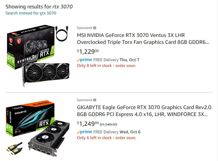 Wargarbler's tweet photo. Why are the scalpers the sponsored items @amazon? https://t.co/mkuoSXj8cH