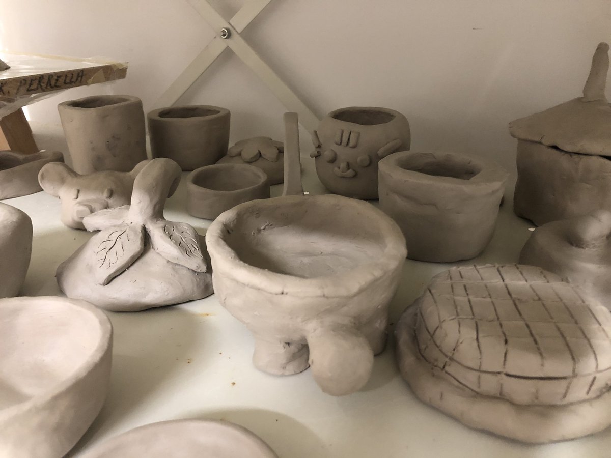 EHHS Ceramics 1 double pinch pot greenware beginning to fill the shelves in the kiln room.
I’m so proud of their efforts and creativity! #pinchpot #doublepinchpot #liddeddoublepinchpot #greenware #highschoolart #highschoolceramics #amacoclay #clay