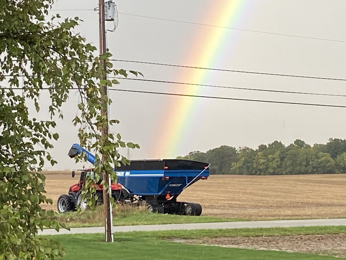 taterpatch2's tweet image. Not every day you see a rainbow shooting out of your Kinze auger cart.
I love my Kinze cart!
#kinze#2021harvest