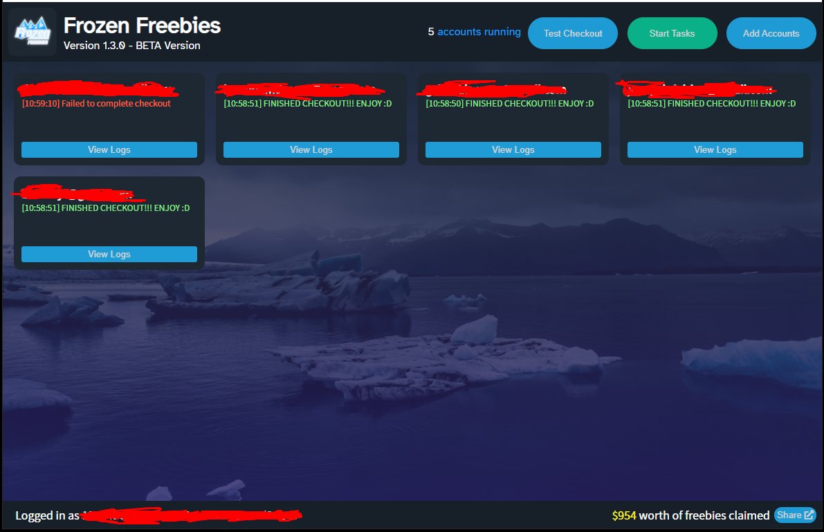 Frozen Freebies tweet media
