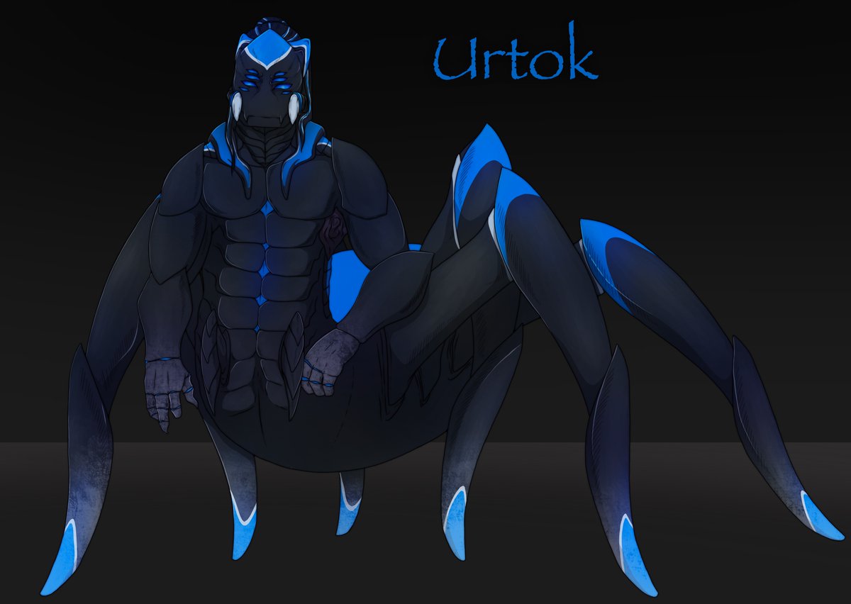 hebi_kitsune's tweet image. @TiffanyRobertsF I like‘em big, I like‘em chonky xD sorry, this is how I would imagine Urtok. Smoll chonky but strong boy &amp;lt;3 #ensnared #ketahn #Urtok