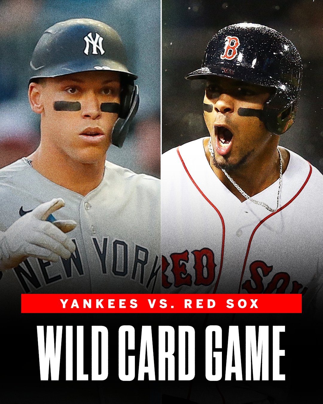 SportsCenter on Twitter: "IT'S YANKEES VS. SOX IN A BLOCKBUSTER AL WILD CARD GAME THIS TUESDAY‼️ WINNER-TAKE-ALL 🍿 https://t.co/V2uiH4T8rt" / Twitter