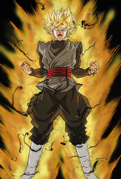 漫画限定金髪ブラック
#ドラゴンボール超
#ゴクウブラック 