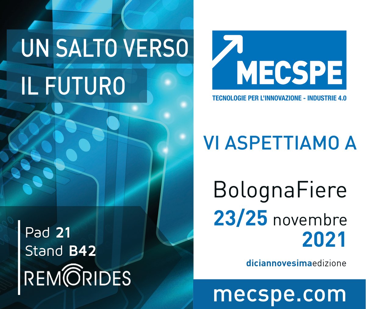 Remorides's tweet photo. Prossimo appuntamento con il nostro Team è al MECSPE #meetremoridesteam😀 VI ASPETTIAMO https://t.co/xnnooUxn8q