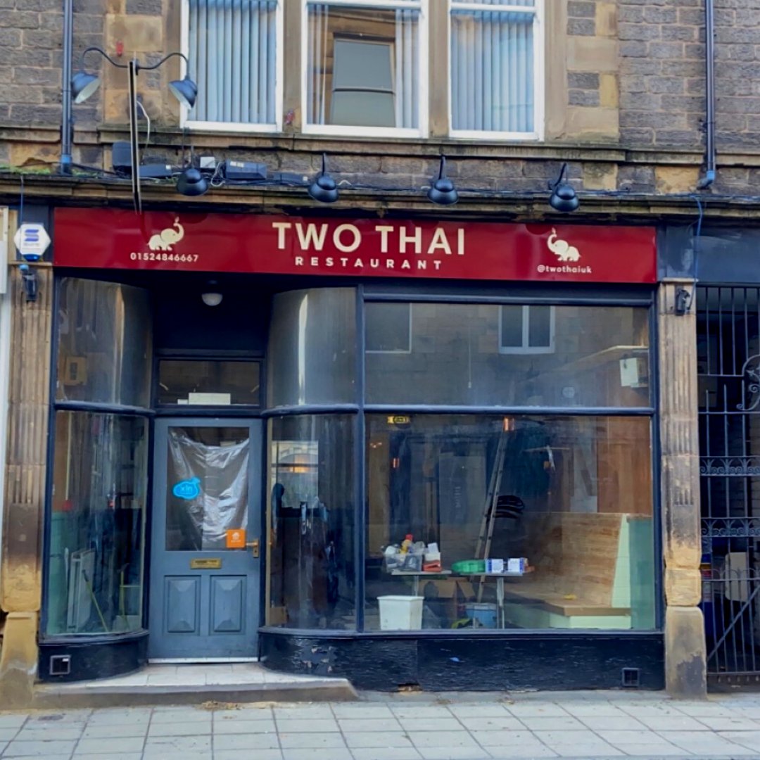 Hope you all had a great weekend at the @lancastermusicfestival !! 

We’ve been extremely busy over the weekend but we finally got our sign up!! What do we think? 🤗

#smallbusiness #visitlancashire #lovelancaster #thairestaurant #thaifood #lancashirelife