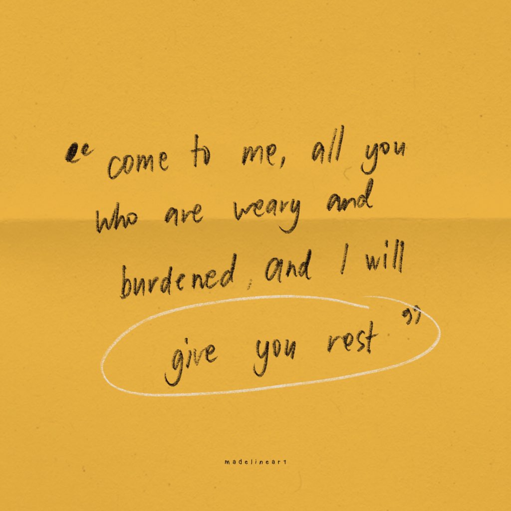 When Ben&amp;Ben said “Dito ka lang sa'kin magpahinga muna lalabanan din mga dambuhalang mga pasanin” Naalala ko yung Matthew 11:28-30 🤍