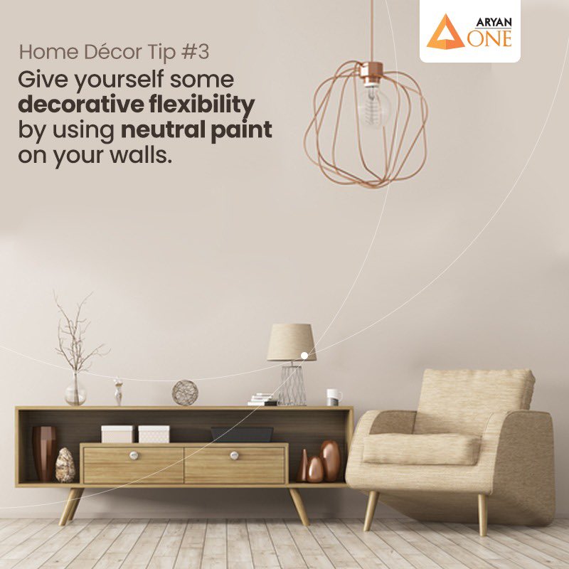 AryanOneHousing's tweet photo. Neutral colours go with just about anything. So use those on your walls and enjoy a lot of freedom in exploring designs and layouts for your rooms. #HomeDecor #HomeDesign #HomeInterior #InteriorDesign #Decor #DecorIdeas #NeutralColours https://t.co/vnaLJkKIk6
