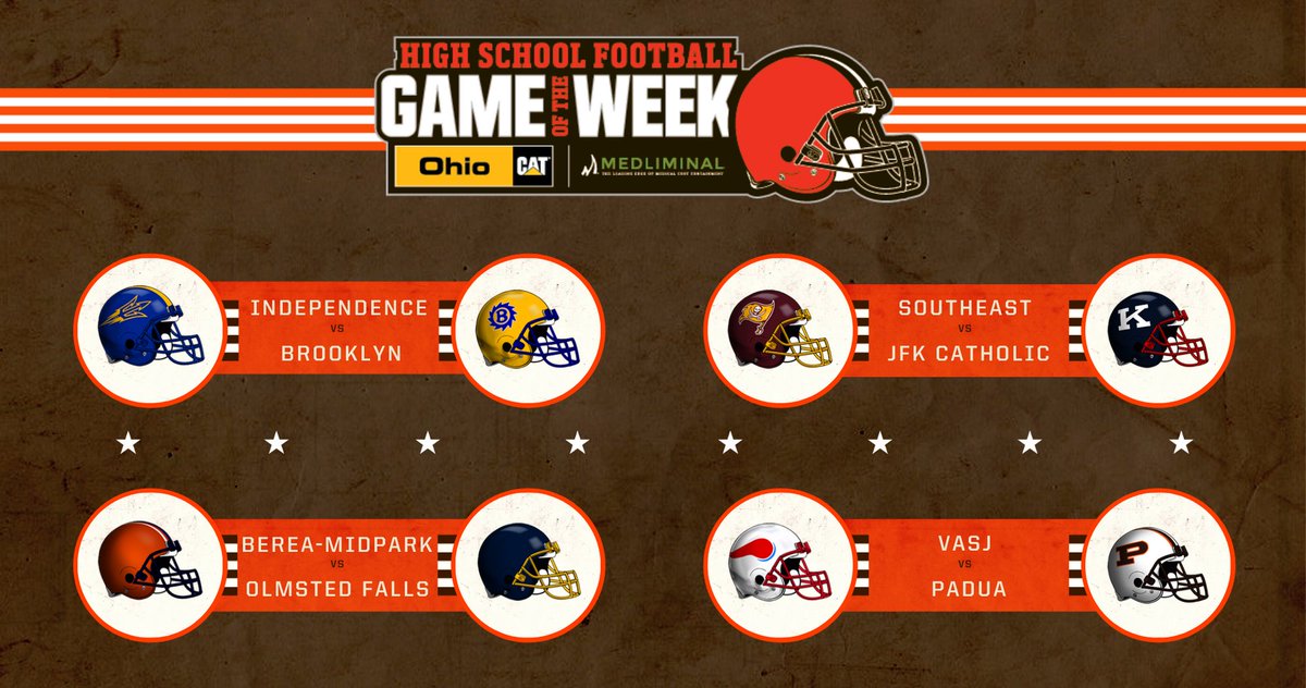 It's time to vote for #HSGOTW 
🗳️ >> brow.nz/HSGOTW | <a href="/BrownsYouthFB/">Cleveland Browns Youth Football</a>
