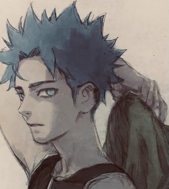 アニメしか観てない人には分からない系画。
氷浦蒼士 from 結界師

クールそうでクールでもない
何か足りない系ボーイ。 
