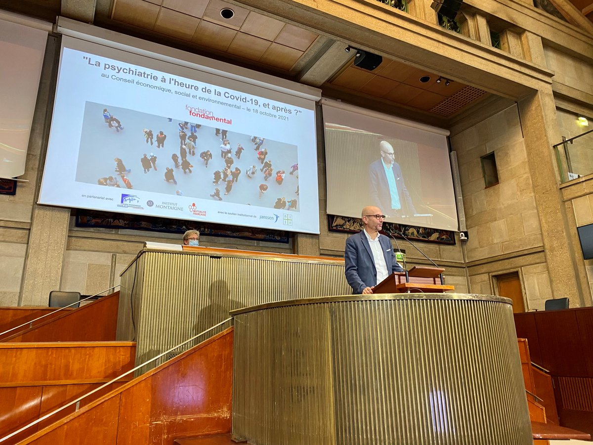 CESE (@lecese) on Twitter photo Colloque | La #psychiatrie à l’heure de la Covid-19, et après ?
<a href="/ThierryBeaudet/">Thierry Beaudet</a> ouvre la journée de réflexion, qui se tient au CESE : "Ce n’est plus un secret pour personne : la #santé mentale en France se dégrade, et la crise du Covid-19 n’a fait qu’empirer la situation" Colloque | La #psychiatrie à l’heure de la Covid-19, et après ?
<a href="/ThierryBeaudet/">Thierry Beaudet</a> ouvre la journée de réflexion, qui se tient au CESE : "Ce n’est plus un secret pour personne : la #santé mentale en France se dégrade, et la crise du Covid-19 n’a fait qu’empirer la situation"