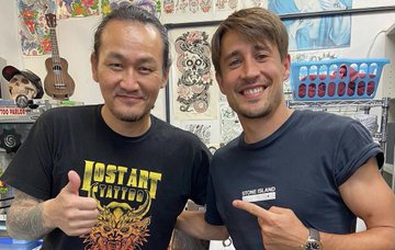 神戸ボージャン 日本語のタトゥーを入れたことを報告 今という一瞬を大切に生きることを教えてくれる 21年10月日 エキサイトニュース