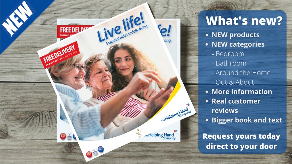 Have you seen our NEW catalogue?

Are you looking for some mobility aids to help you around the home with reaching, dressing or bathing?

Want a copy? Request yours here:
l8r.it/7H9G

#DailyLivingAids #IndependentLiving #Elderly #HelpingHand #HerefordHour