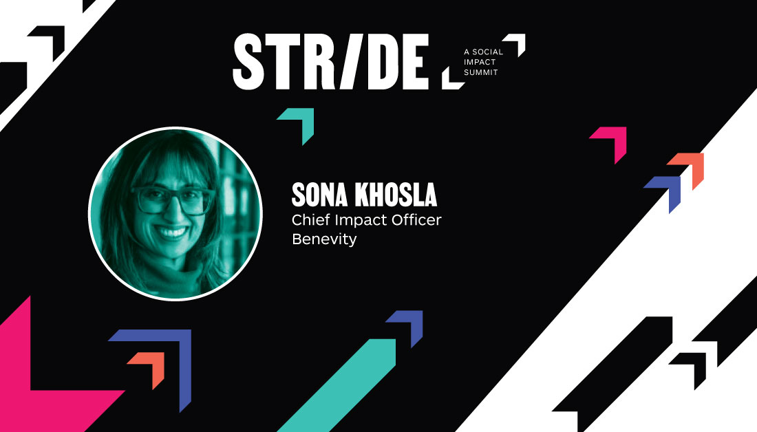 PACouncil's tweet photo. We're excited to have Sona Khosla, Chief Impact Officer for @benevity, join our STR𝘐DE speaker lineup! Be sure to check out the podcast she hosts, Speaking of Purpose, for social impact inspiration https://t.co/pKXMQYxSz7 #STRIDESummit https://t.co/SpgmlKPsFa