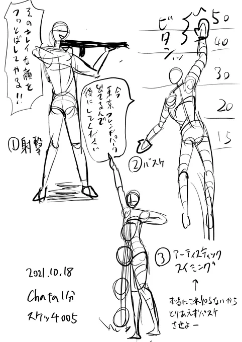 すみません、最後の競技本当にわかんないw #チャタスケッチ 