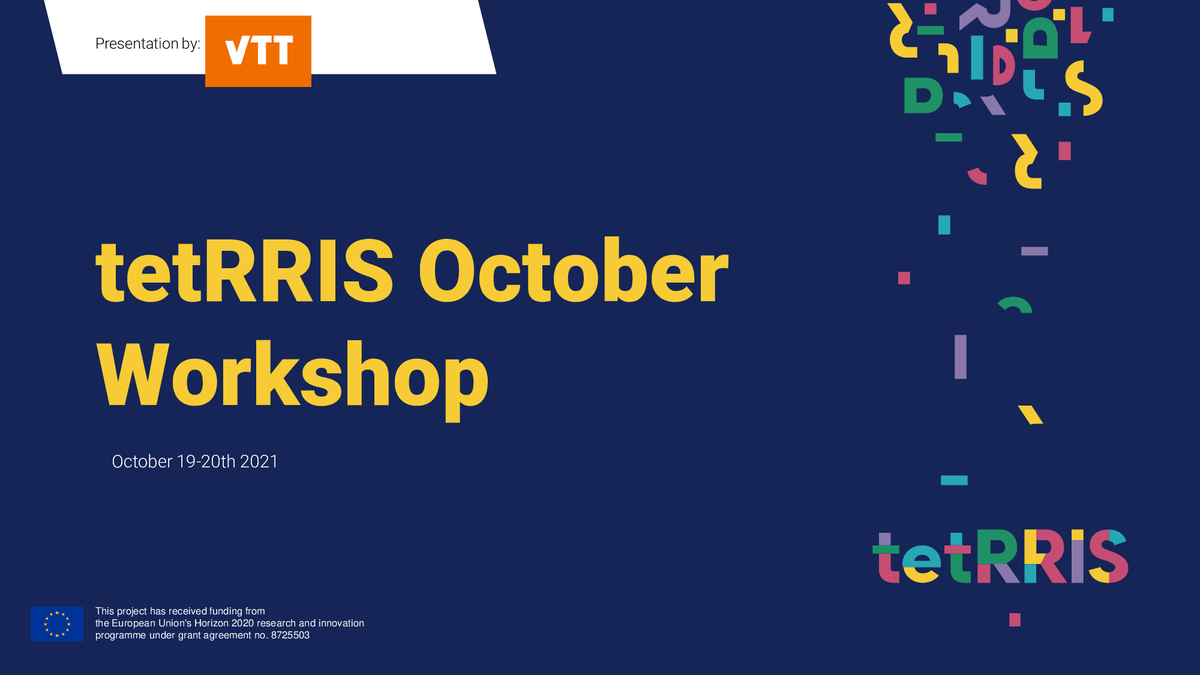 Eurada_RDAs's tweet photo. Excited to host tomorrow tetRRIS' first workshop with our project partners!
During these two days we will have the opportunity to share our experiences and learn from each other.
🌐https://t.co/nNXNDOf7Mq
#tetRRISproject #Horizon2020 https://t.co/70NOmr2Fgd