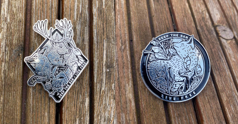 ProtectTheWild_'s tweet photo. Every purchase and donation you make helps us fund investigations, expose hunts, and continue campaigning to end fox hunting for good. 

Please consider picking up a pin badge and help us do more to end this vile pastime for good. Get yours here - https://t.co/C05pY7bn8e https://t.co/YkvgjXZFKG
