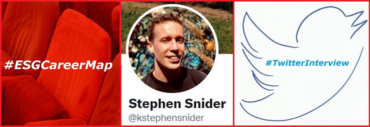 #SriAgenda #countdown -1⃣0⃣ Thu #Oct28 at 3:30pm CEST 

🔴 #ESGCareerMap 🔴

#TwitterInterview 
w/ 

🎙 Stephen Snider #SustainableFinance Lead at oikos International 
mondosri.wordpress.com/srievent/#ESGC… 

<a href="/ArribaSellier/">Nathan de Arriba-Sellier  (now on 🦋)</a> <a href="/GeilanMB/">Geilan Malet-Bates</a> @mimastitan77771 <a href="/MikaelHomanen/">Mikael Homanen</a> @MSA_ <a href="/SRI_Natives/">SRI Natives</a> <a href="/andytuit/">Andrea Di Turi #FacetheClimateEmergency</a>
