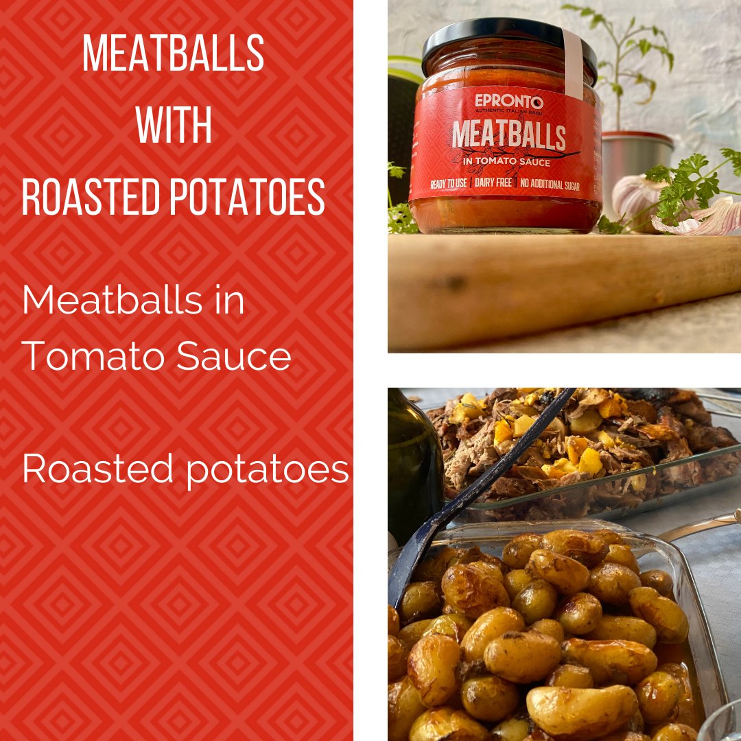 Have you tried our Meatballs with Roasted Potatoes? 

We can assure you, it's a delicious combination!

#nocookingrequired #meatballs #readytoeat #readytoeatmeal #readytoeatfood