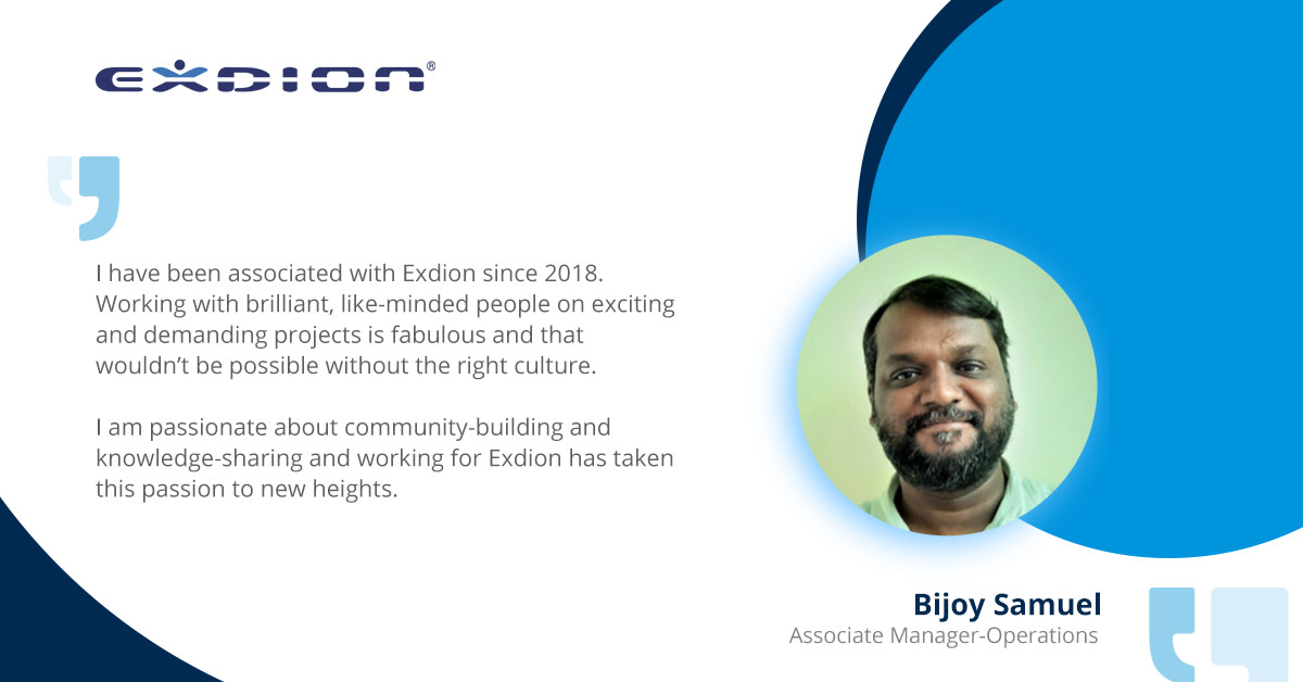 exdioninsurance's tweet photo. Meet team Exdion Bijoy Samuel
#employees #Exdion #collaboration https://t.co/rS158Ui9S8
