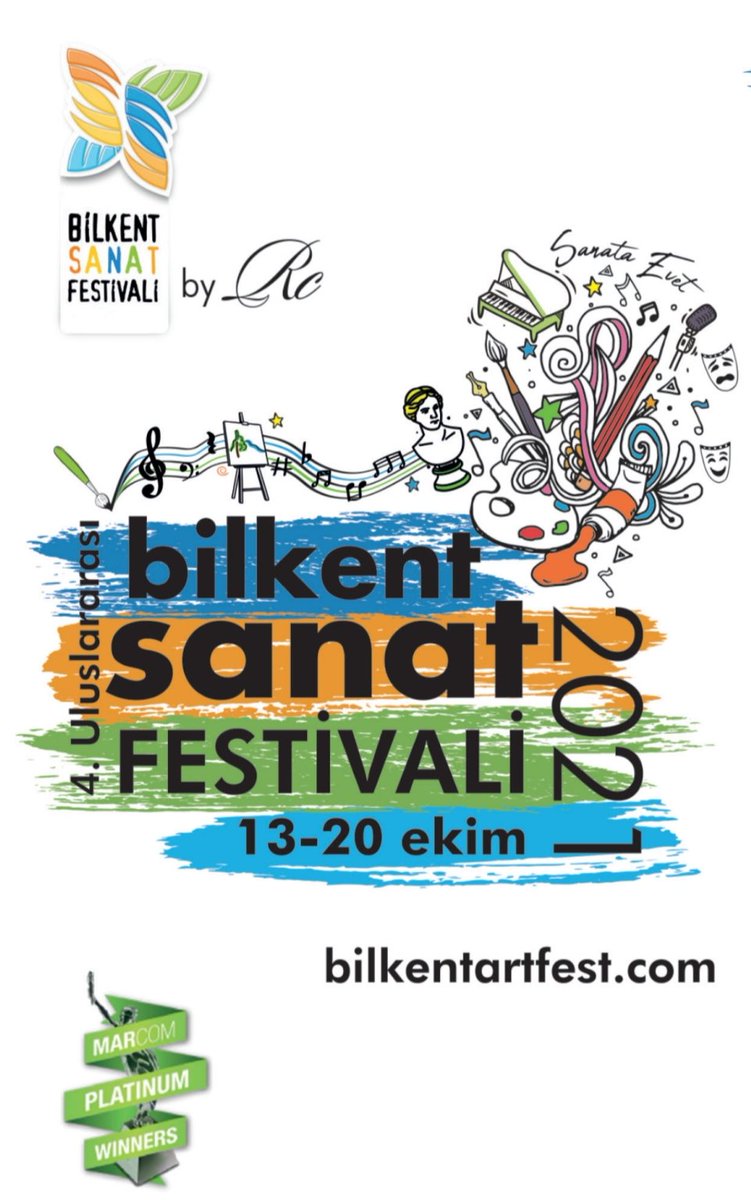 4. Uluslararası Sanat Festivali 
13-20 Ekim 2021
bilkentartfest.com
<a href="/Bilkentartfest/">Bilkent Art Fest</a>
#BilkentArtFest 
#SanataEvet 
<a href="/arkadasKS/">Arkadaş Kültür Sanat</a> 
#ArkadasAnkaraKültürSanat