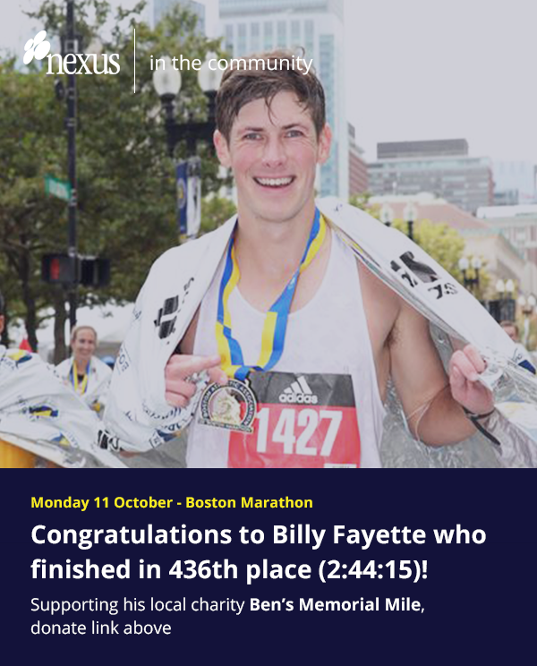 Congratulations to Billy Fayette, Senior Underwriter in the US, who ran the #BostonMarathon last Monday!

Billy completed the race in an amazingly impressive 2hrs 44mins 15s and ran in in aid of Chicago based charity <a href="/bens_mile/">Bens_Memorial_Mile</a> - lnkd.in/dCzVNV_j

#fundraising 
#MGA
