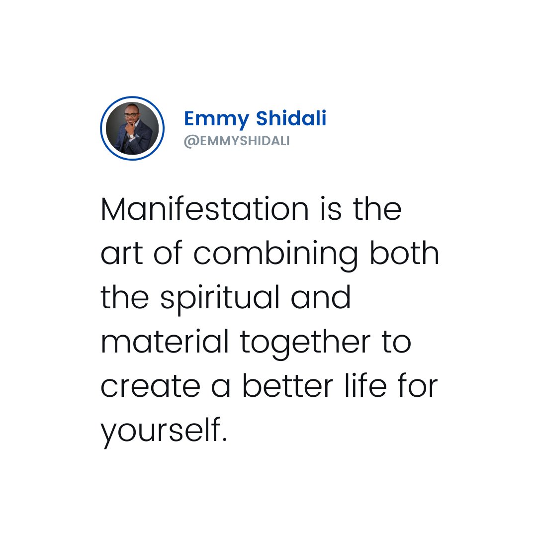 Manifestation is the art of combining both  the spiritual and material together to create a better life for yourself. #Success #Belief, #Imaginationpower # focus #heardesire #Planning