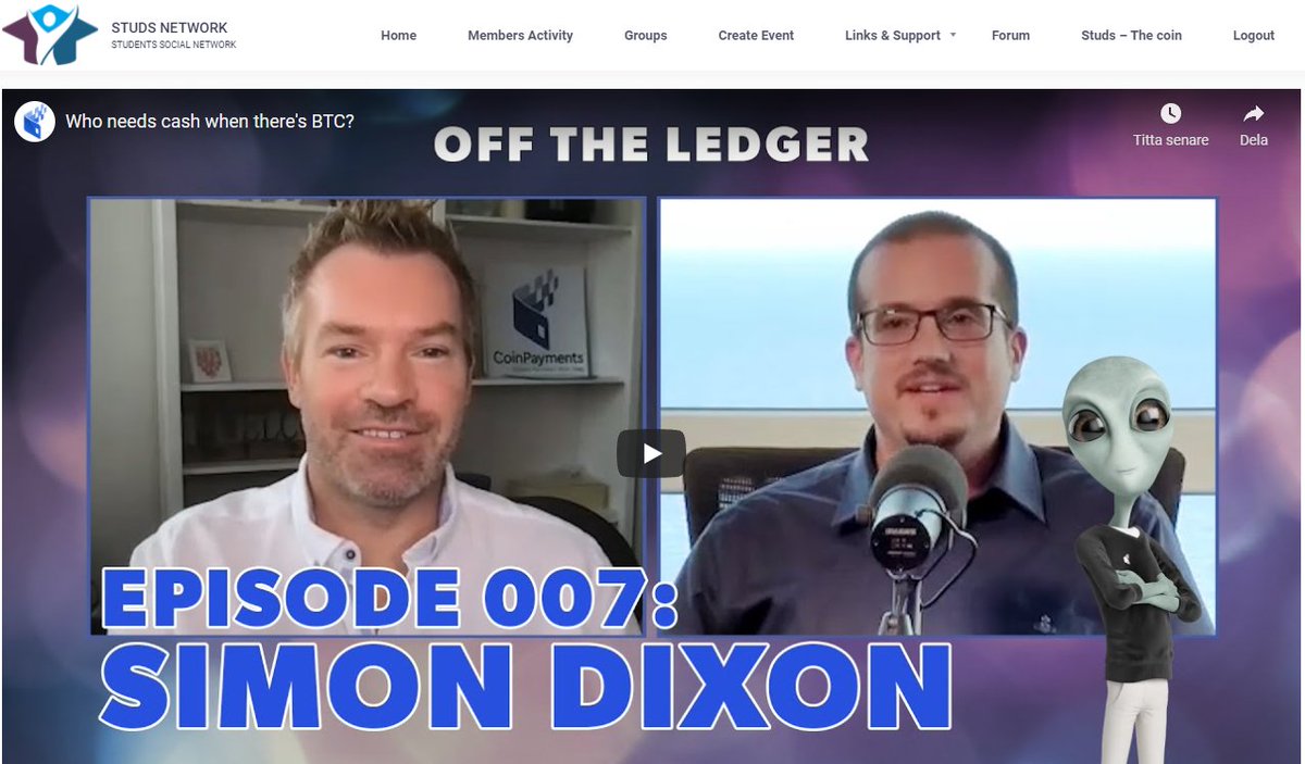 SStudentscoin's tweet image. Educate yourself about #BTC
As an expert on the world of FinTech, &amp;amp; an advocate for monetary reform, it’s no exaggeration to call @BankToTheFuture founder Simon Dixon an oracle on the #Crypto industry. @Princeton @NES_Moscow @FlameCryptos @bse_barcelona 
studentscoin.net/event/who-need…