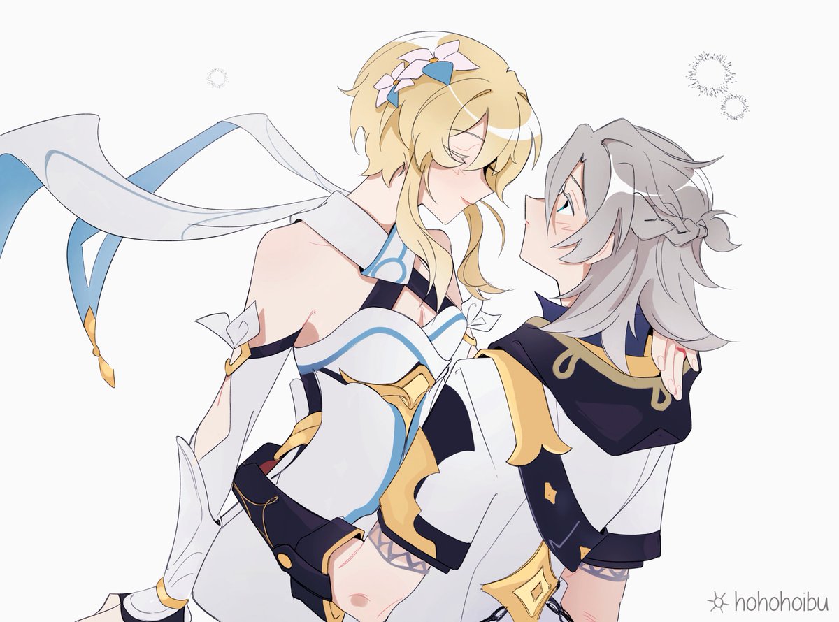 hohohoibu's tweet photo. Любимки🤲💞💞
#Albelumi #Albedo #GenshinImpact https://t.co/KtxvAyKHF2