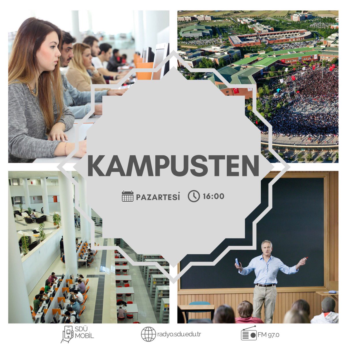 sdu_radyo's tweet photo. Uzaktan eğitim sistemi ile ilgili merak ettiğiniz soruların cevabı bu programda. 

Kampusten bu hafta Süleyman Demirel Üniversitesi Uzaktan Eğitim Uygulama ve Araştırma Merkezi Müdür Yardımcısı Öğr. Gör. Onur Pişirir'i konuk ediyor. 👇🏻 https://t.co/GpGq5lnEll