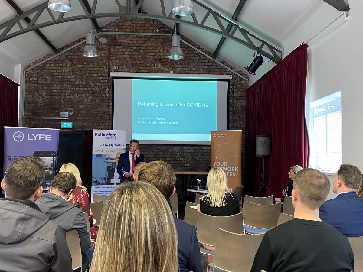 A fantastic start to the ‘Back to Office’ event with @thelyfeclub, @R_Diagnostics, @redwigwam, and @HillDickinson! Huge thank you to @BruntwoodWorks for use of their Old Hall, too.